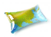 Map Bath Pillow