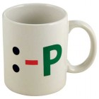 Taza con emoticonos intercambiables