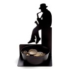 Vacia Monedas Hombre Saxofon